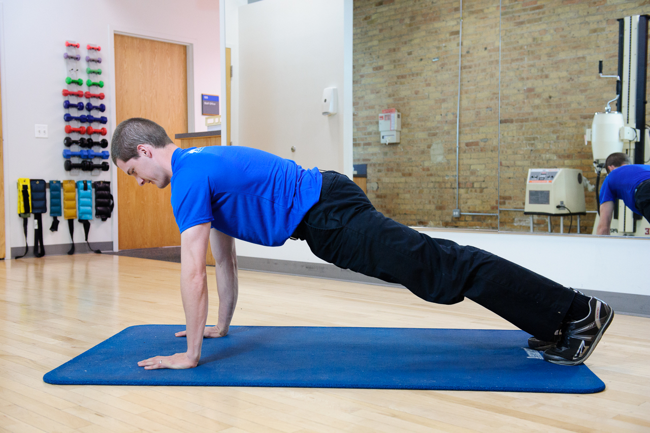 Plank Calf Stretch