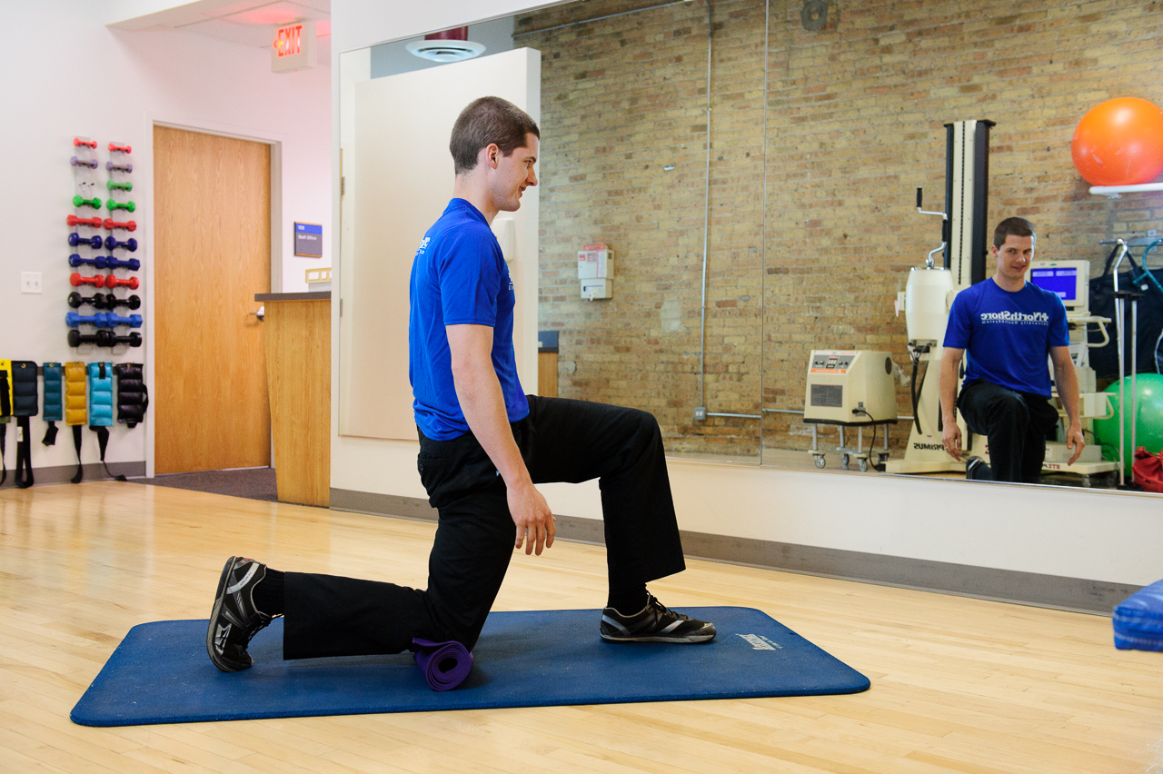 Hip Flexor Stretch Calf Stretch