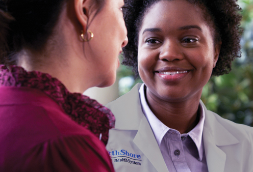Doctor with patient