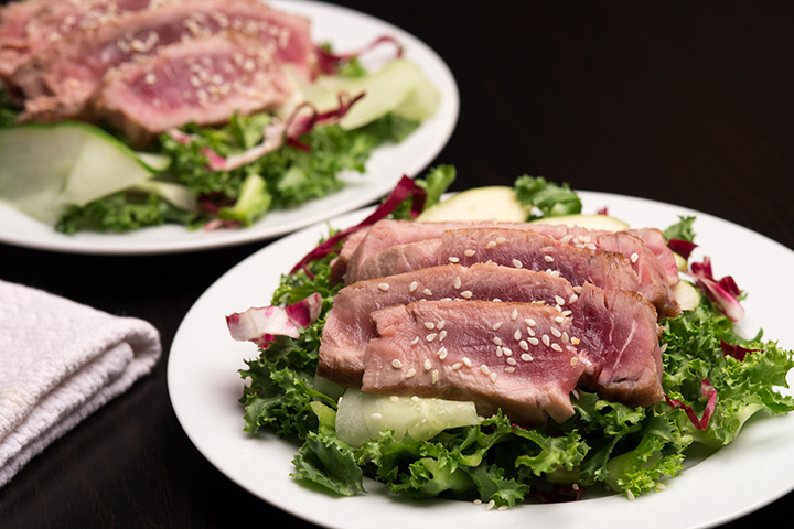 Endive Tuna Steak Salad