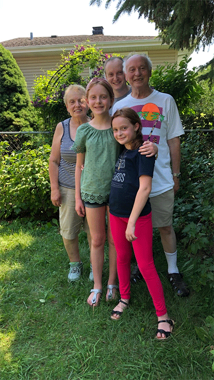 Rita Levin and family