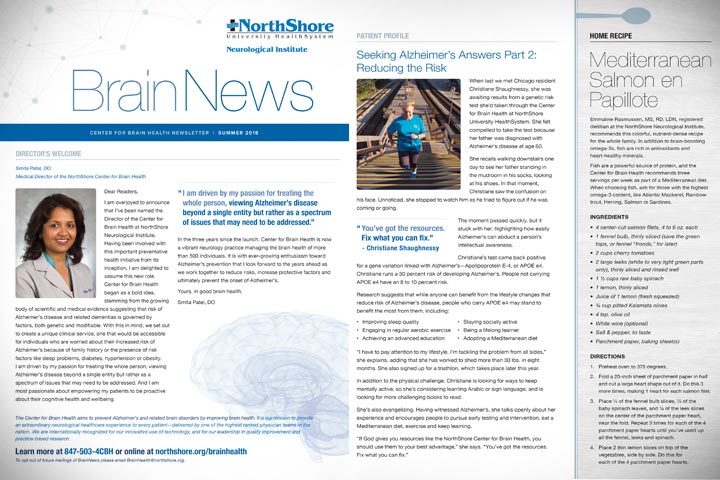 Center for Brain Health Newsletter