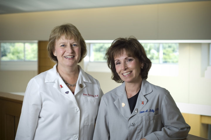 Dr. Eileen Kelly and Nurse Jean Skelsky