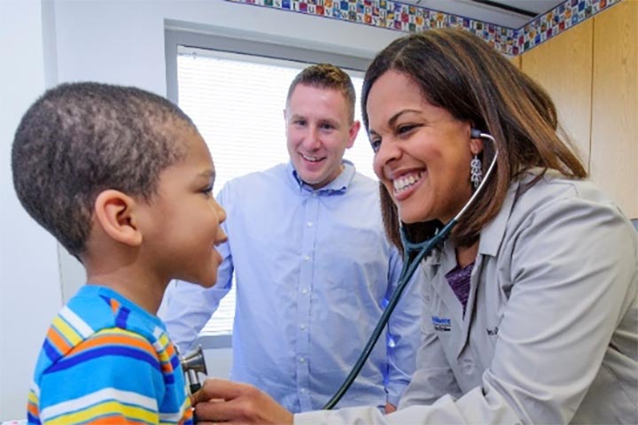 doctor with patient