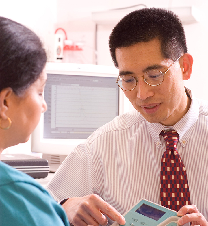 Dr. Chiao and his patient