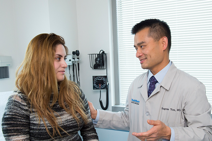 Dr. Eugene Yen and his patient