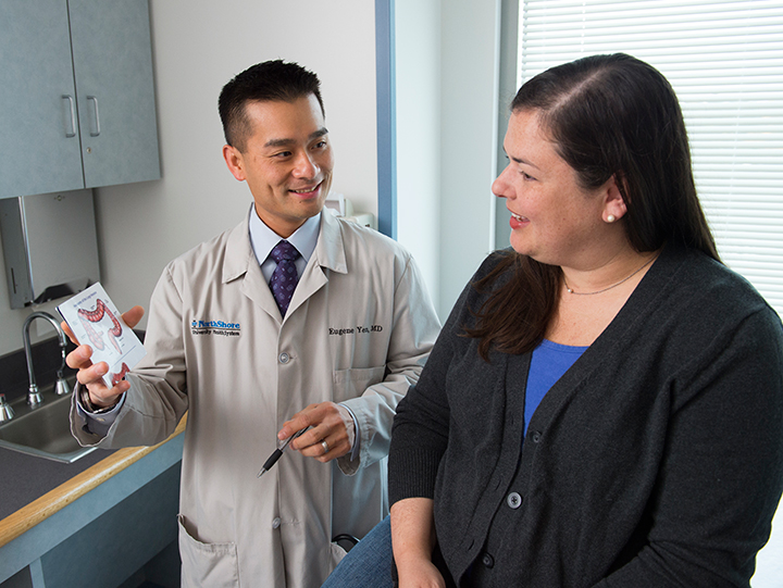 Dr. Yen discusses IBD with his patient