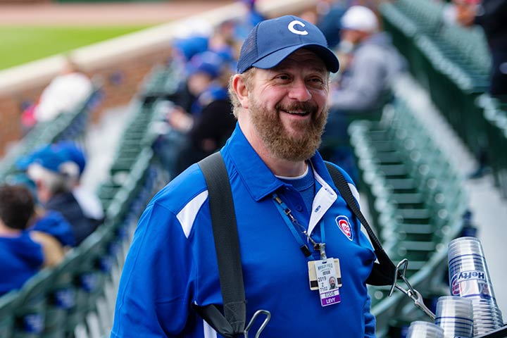 Wrigley Field Beer Vendor 