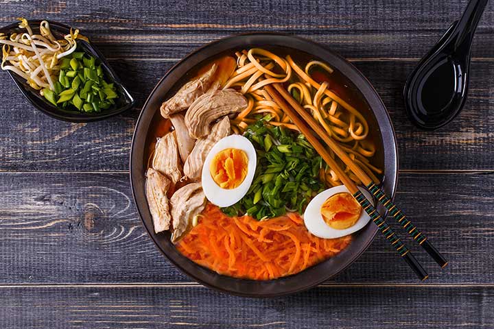 Ramen in a bowl