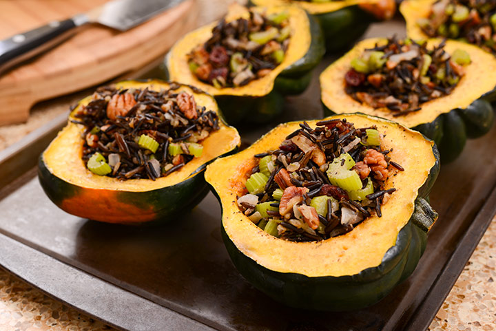 Stuffed Acorn Squash 