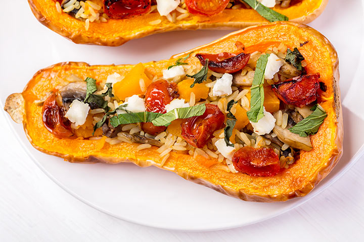 Stuffed Butternut Squash 