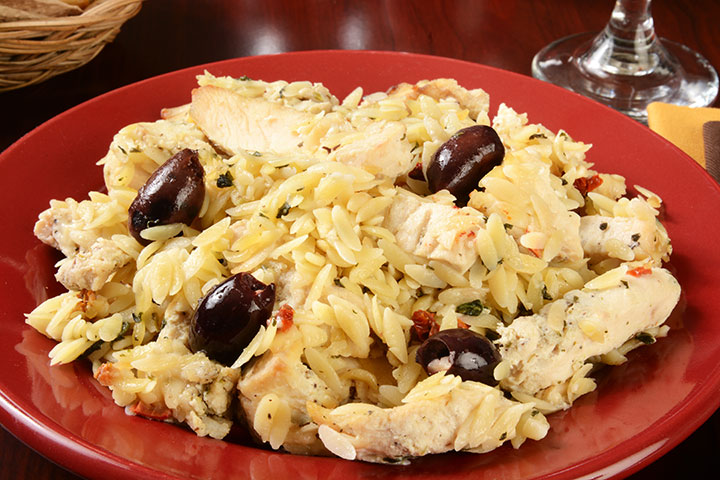 Lemon Chicken Orzo 