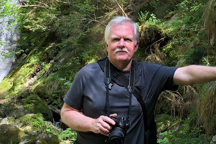 Mark McNally of Palatine in woods
