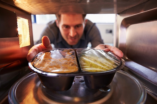 Microwaving food