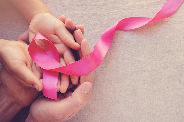 Two Hands Holding a Ribbon 
