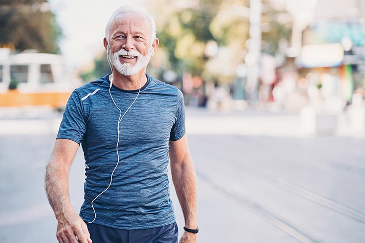 man jogging