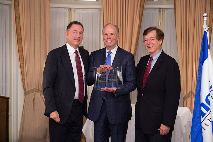 Director Lester B. Knight, III, Mark Neaman and NorthShore Board Chairman Harry M. Jansen Kraemer Jr.