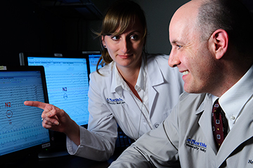 Dr. Neil Freedman and Pulmonary Sleep Disorders Specialist Shawna Sullivan